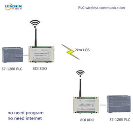 Input senza fili dello SpA 8 Digital del modulo 2km del modulo 8DI 8DO RTU dell'ingresso/uscita di frequenza ultraelevata Modbus RTU