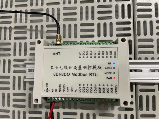 Regolatore senza fili RTU 8DI8DO 2km Lora 433MHz di Modbus I O di Manica 8