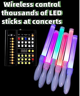 Controller DMX wireless 433MHz Zona 10 per il controllo dell'illuminazione sul palco Controller wireless LED braccialet