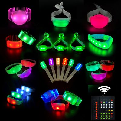 Controller wireless DMX per professionisti Concerto di supporto Glow LED Wristband 10 Zone Controller wireless
