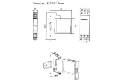 Approvazione del CE dell'uscita del contatto a secco del modulo dell'ingresso/uscita di Modbus dell'isolatore del segnale numerico di 2 canali