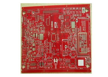 Colore rosso parteggiato del bordo a più strati del PWB di rf singolo/doppio del PWB del prototipo del bordo,