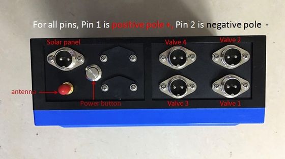 regolatore di valvola 4-Station per CC 9-36V che chiude irrigazione senza fili telecomandata delle valvole 2km